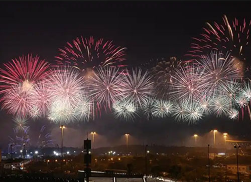 抚顺焰火晚会